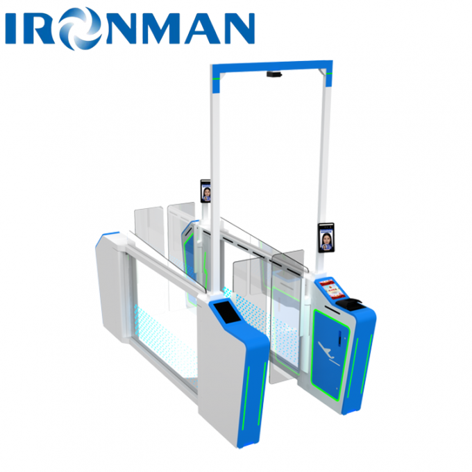 High-Security AB Interlocking Turnstile Door System - 3D Anti-Piggyback ...