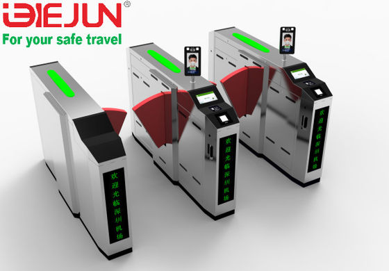 Double Wing Face Recognition Turnstile Anti Clipping For Metro Station