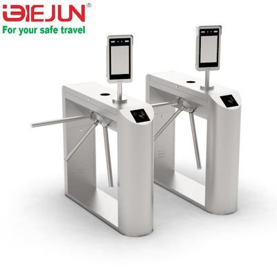 SUS304 Half Height Turnstile Access Control Security Turnstile Gate With Face Recognition