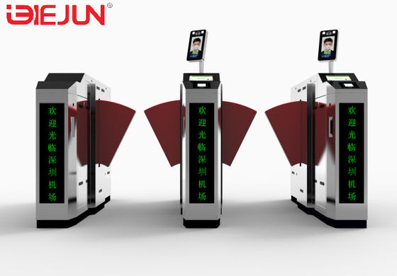 Luxury Face Recognition Gate Access Control Turnstile Manufacturers With Alarm Function
