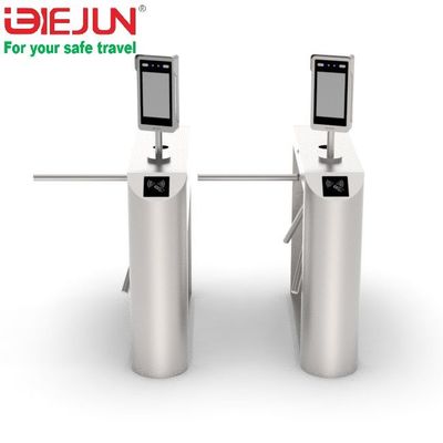 Rainproof Face Recognition Turnstile Barcode Reader With LED Display