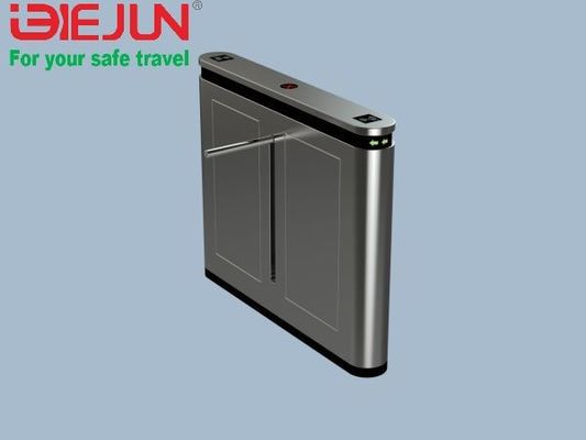 Stainless Steel RFID Access Control ESD Turnstile Drop Arm Barrier Gate For Library