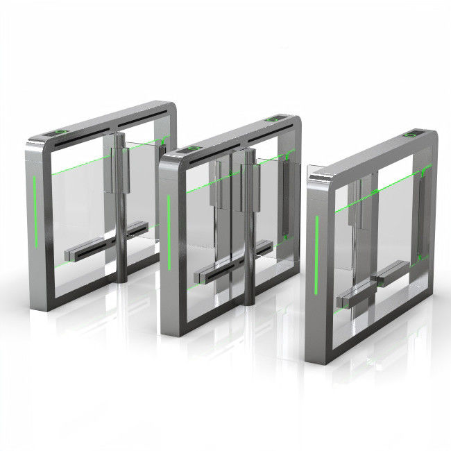 RFID High Efficiency Access Control Pedestrian Barrier Gate Fast Speed ...