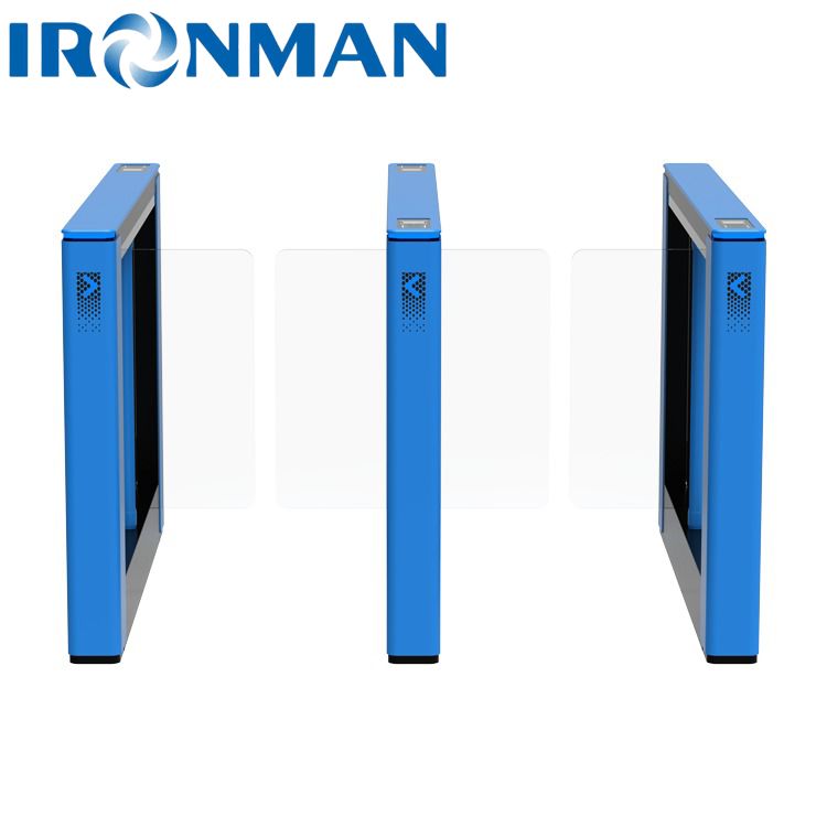 Pedestrian Swing Turnstile Gate One Direction Qr Code Reader ID Card ...