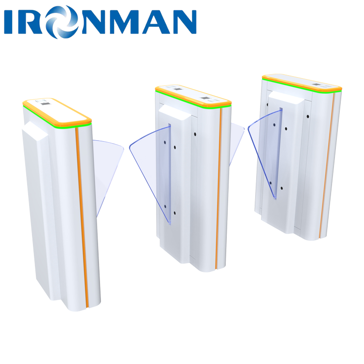 Two Way Flap 2014 Established Flap Barrier Turnstile with 600*280*980mm Size and Two ...