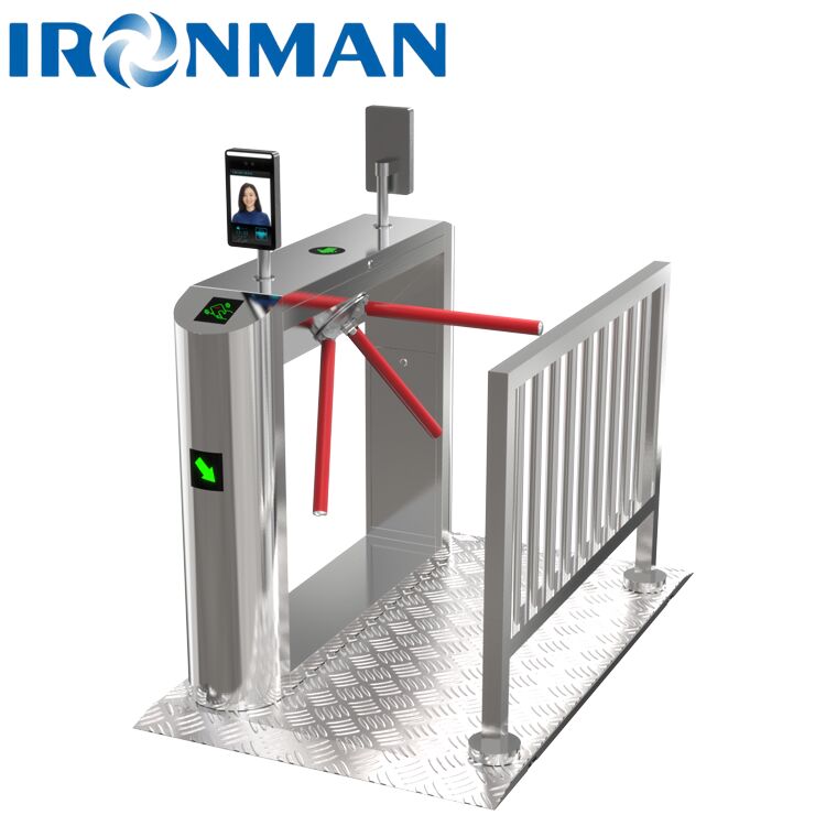 Smart Tripod Turnstile with Face Recognition Card & QR Code Access ...