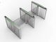 Tempered Glass Wing SS304 Speed Gate Turnstile