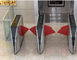 0.3 Seconds Automated Turnstiles Flap Barrier Gate For Airports Stations