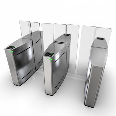 SUS304 Stainless Steel Sliding Turnstile For Theaters / Office Buildings / Factories
