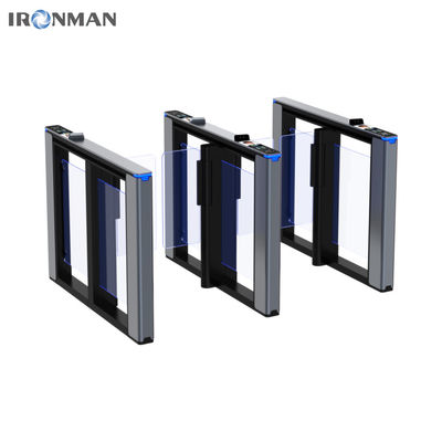 Anti-pinch Design Automatic QR Code Reader Speed Barrier Gate For Universal Speed Gate