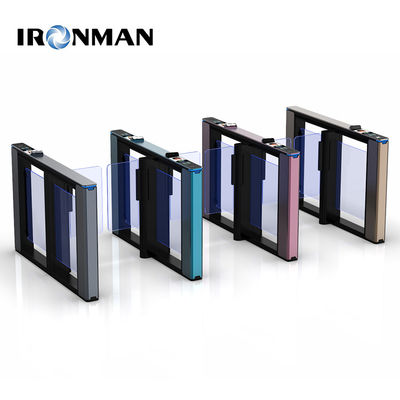 IRONMAN IM.LB.01 Multicolor Optical Speed Gate Turnstile for Building Access Control
