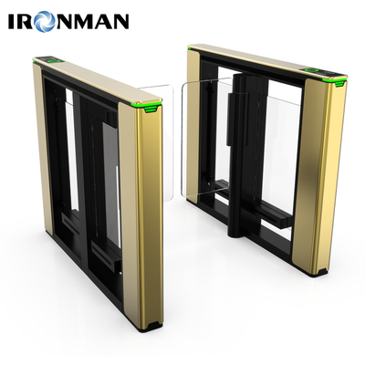 High Speed Turnstile Gate RFID Access Control Indoor Outdoor Stadium Station Fast Passage Anti Climb Metal Security