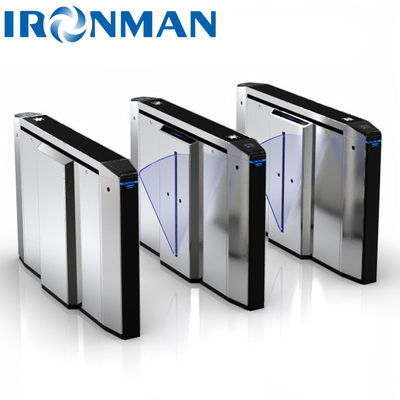 Double Wing Face Recognition Turnstile Anti Clipping For Metro Station
