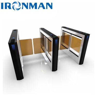 Access Control Optical Swing Barrier Turnstile For Business Building