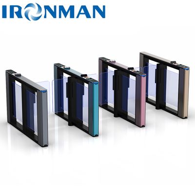 IRONMAN IM.LB.01 Multicolor Optical Speed Gate Turnstile for Building Access Control