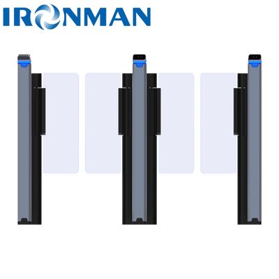 Security Automatic Double Sliding Gate Turnstile Access Control System Speed Gate Turnstile