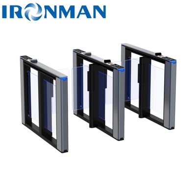 Anti-pinch Design Automatic QR Code Reader Speed Barrier Gate For Universal Speed Gate