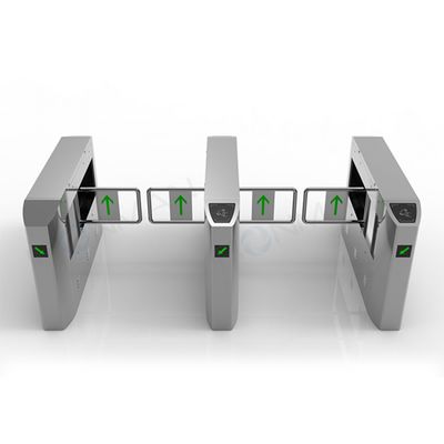 Custom Access Control Swing Gate Turnstiles For SPCC RFID Qr Code ...